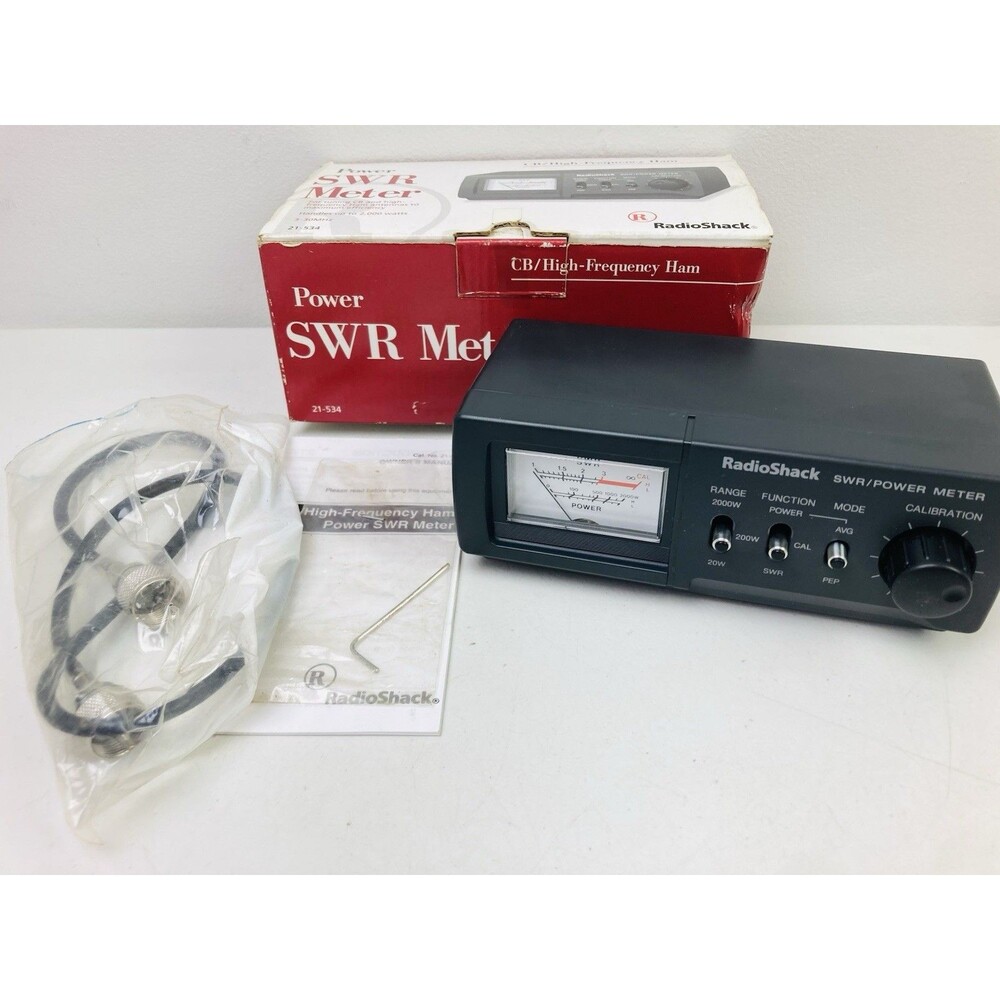 RadioShack Power SWR Meter- CB-Ham Radio- NOS 21-534